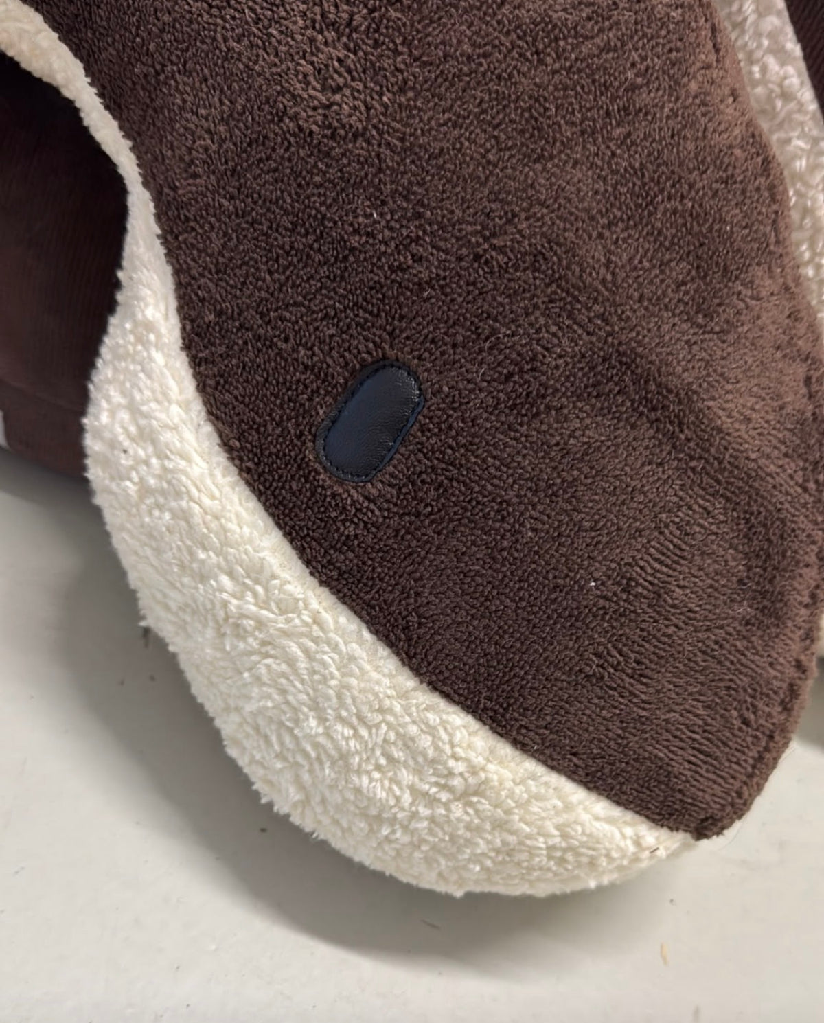Stillkissen Wal "Whale Momo" aus Bio-Baumwolle - braun - limited edition
