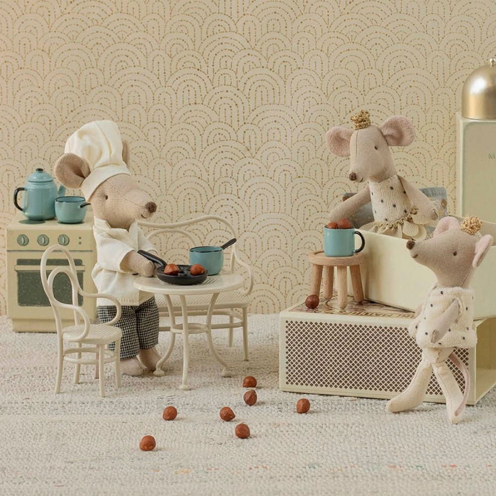 Café - Set, Maus, Klein - Cremefarben - little something