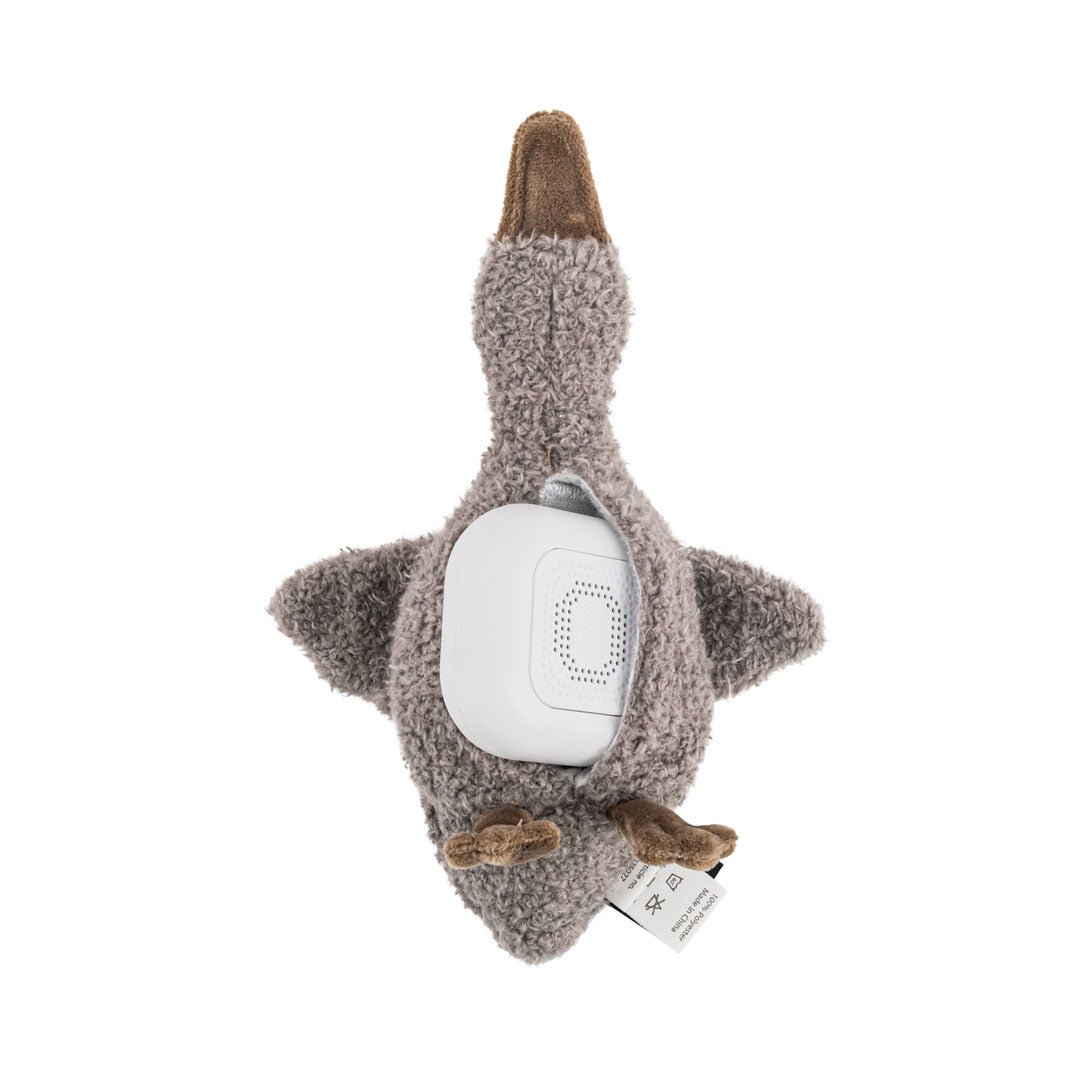 Einschlafhilfe & Kuscheltier Gans inkl. Soundbox "Liva Comforter on the go" - Grau - little something