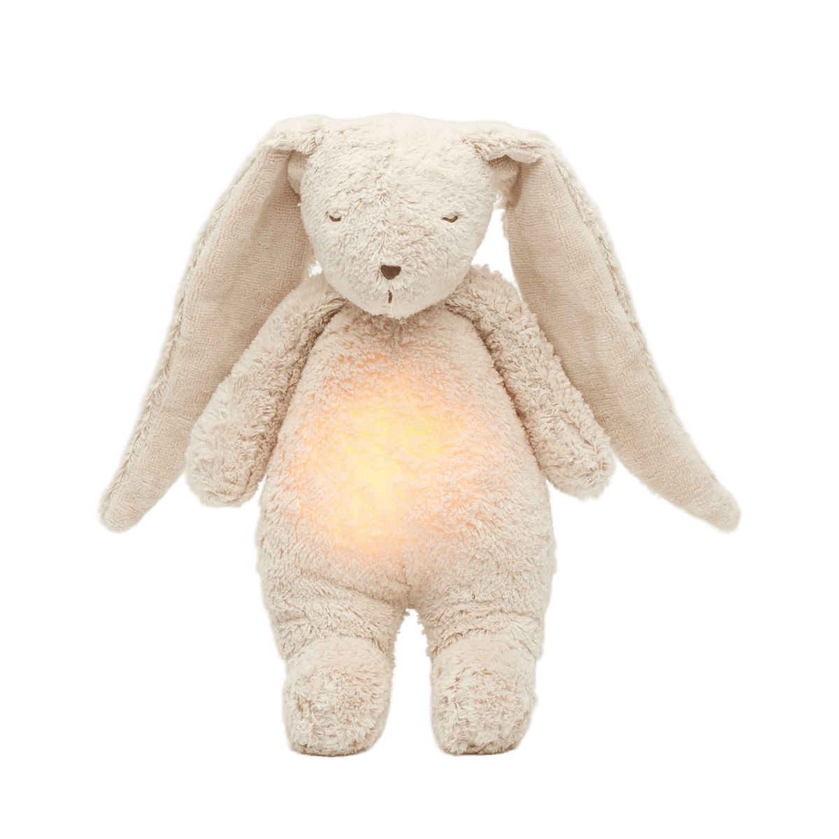 Moonie Hase 2.0 Organic Nachtlicht, Einschlafhilfe & Kuscheltier - Sand natur - little something