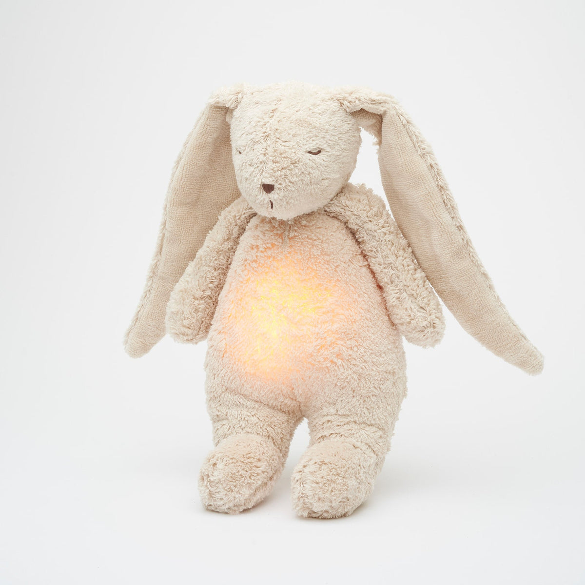 Moonie Hase 2.0 Organic Nachtlicht, Einschlafhilfe & Kuscheltier - Sand natur - little something