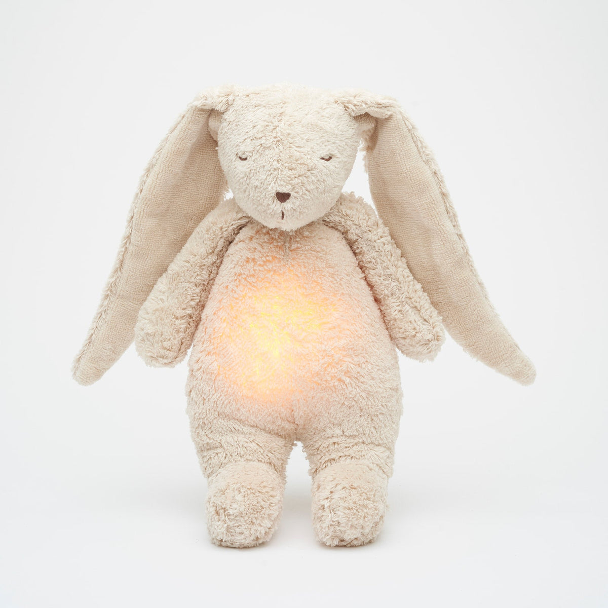 Moonie Hase 2.0 Organic Nachtlicht, Einschlafhilfe & Kuscheltier - Sand natur - little something