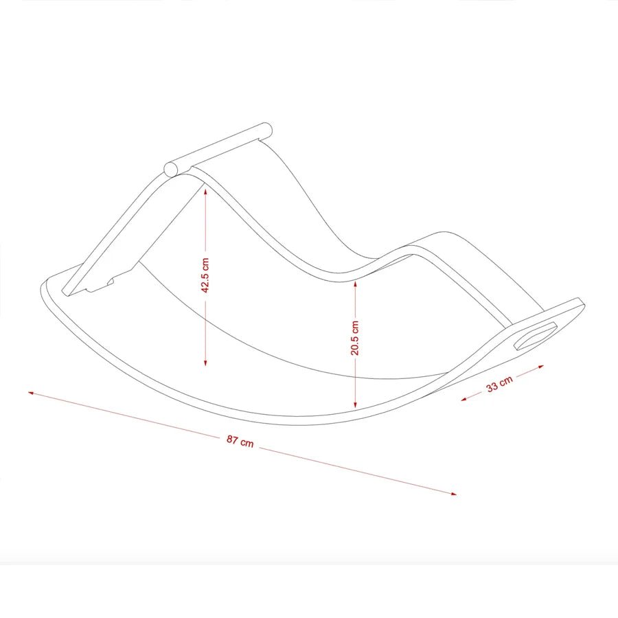 Schaukelpferd inkl. Balance - Board „Rocking Horse Perfect Arc“ - little something