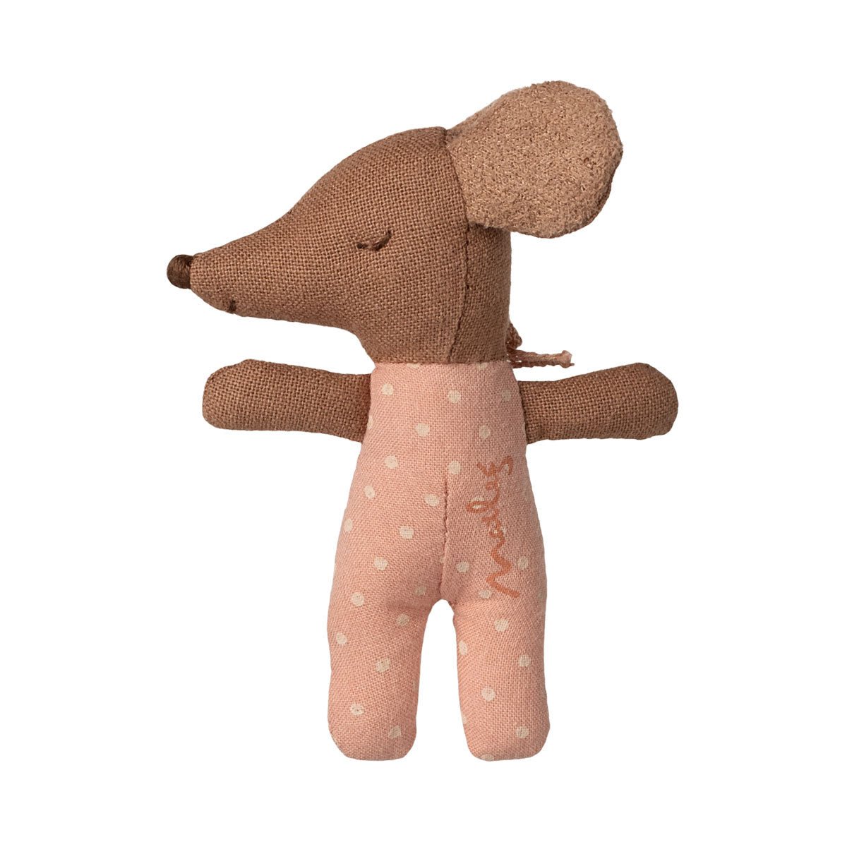 Schläfrige Babymaus in Matchbox - Rose - little something