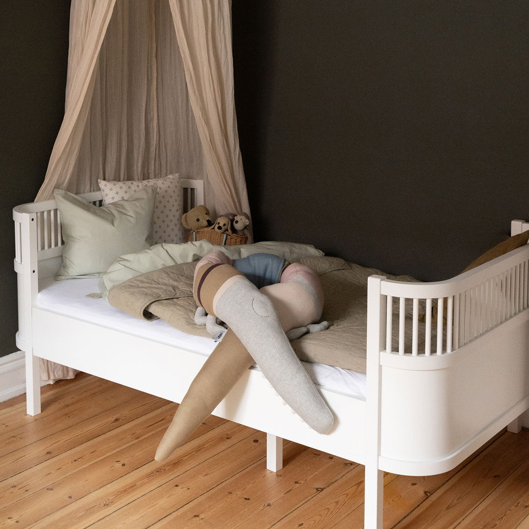Sebra Bett, Junior & Grow - Classic White - little something