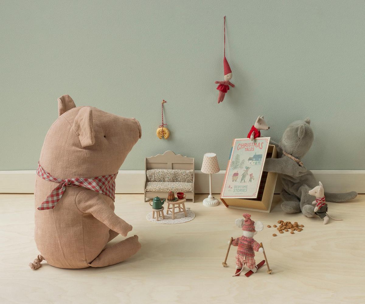 Weihnachtsmaus Zwillinge kleine Schwester & Bruder im Buch - little something