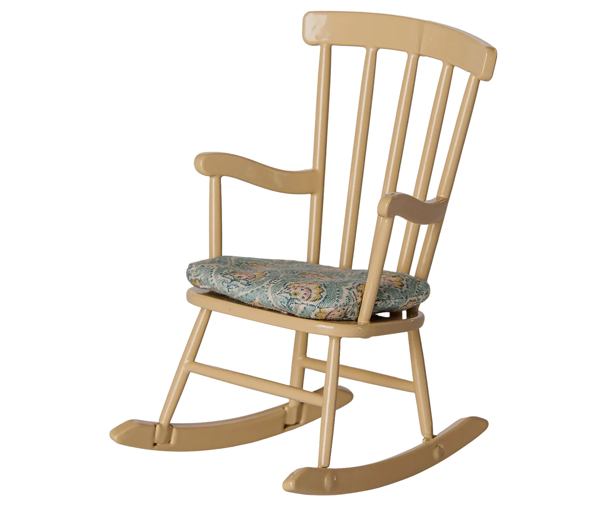 Schaukelstuhl beige