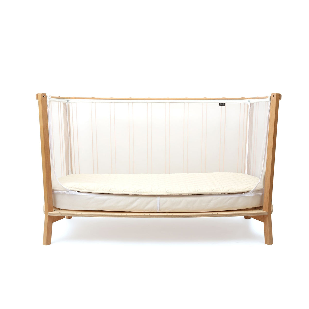 Babybett "KIMI" Rosenholz (umbaubar in ein offenes Babybett) - little something