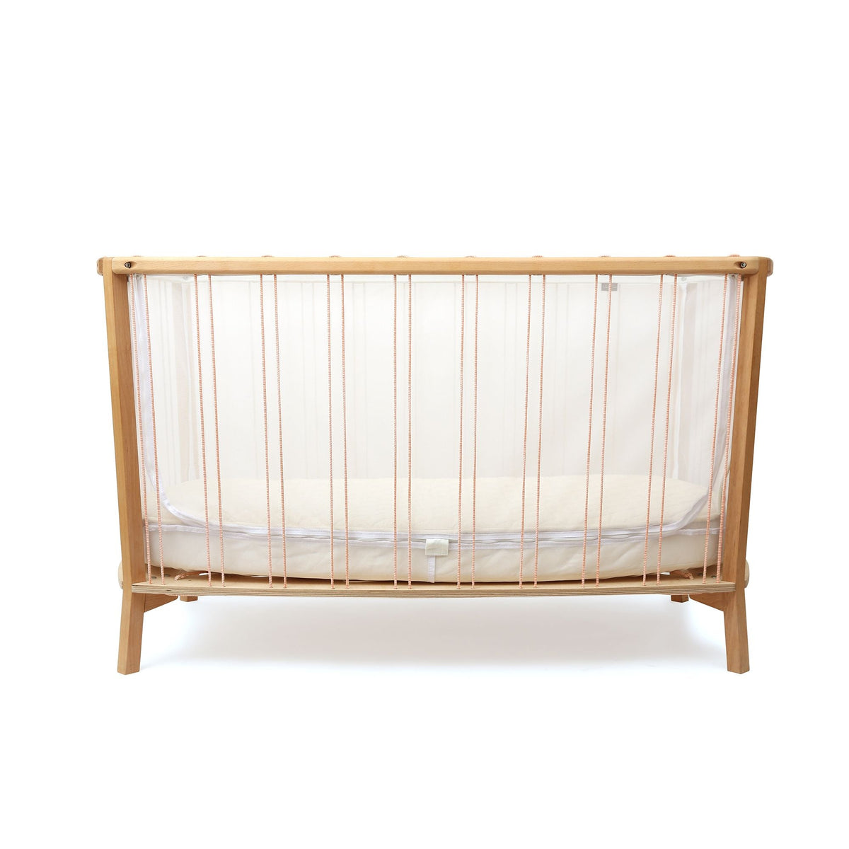 Babybett "KIMI" Rosenholz (umbaubar in ein offenes Babybett) - little something