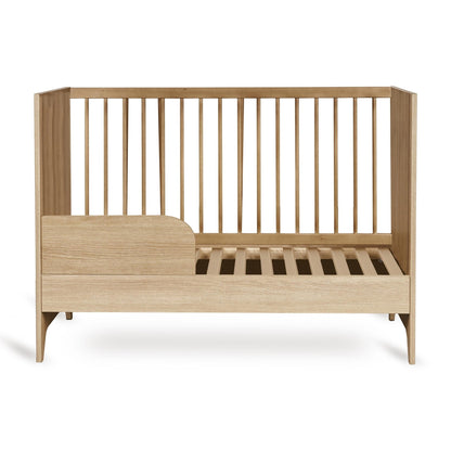Babybett Tsugi - Honey Ash 120x70cm (inkl. Rausfallschutz) - little something