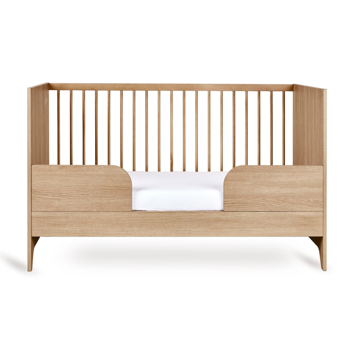 Babybett Tsugi - Honey Ash 140x70cm (inkl. Umbaumöglichkeit in ein Kinderbett 140x70cm) - little something