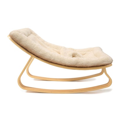 Babywippe "LEVO fur milk" Teddy ecru - little something