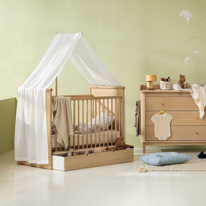 Camp Novel 2in1 Babybett 60x120cm &amp; Bett 120x200 cm, Eiche - little something