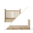 Camp Novel 2in1 Babybett 60x120cm & Bett 120x200 cm, Eiche - little something
