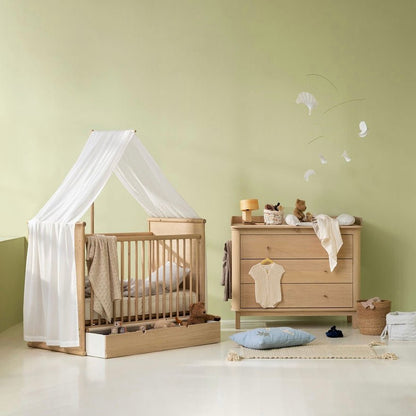 Camp Novel Stoffdach Betthimmel transparent für Babybett - little something