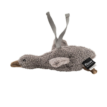 Einschlafhilfe &amp; Kuscheltier Gans inkl. Soundbox "Liva Comforter on the go" - Grau - little something