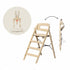 KLAPP Faltbarer Hochstuhl - recycelt desert sand - Baby Bundle II (Kissen & Gurte) - little something