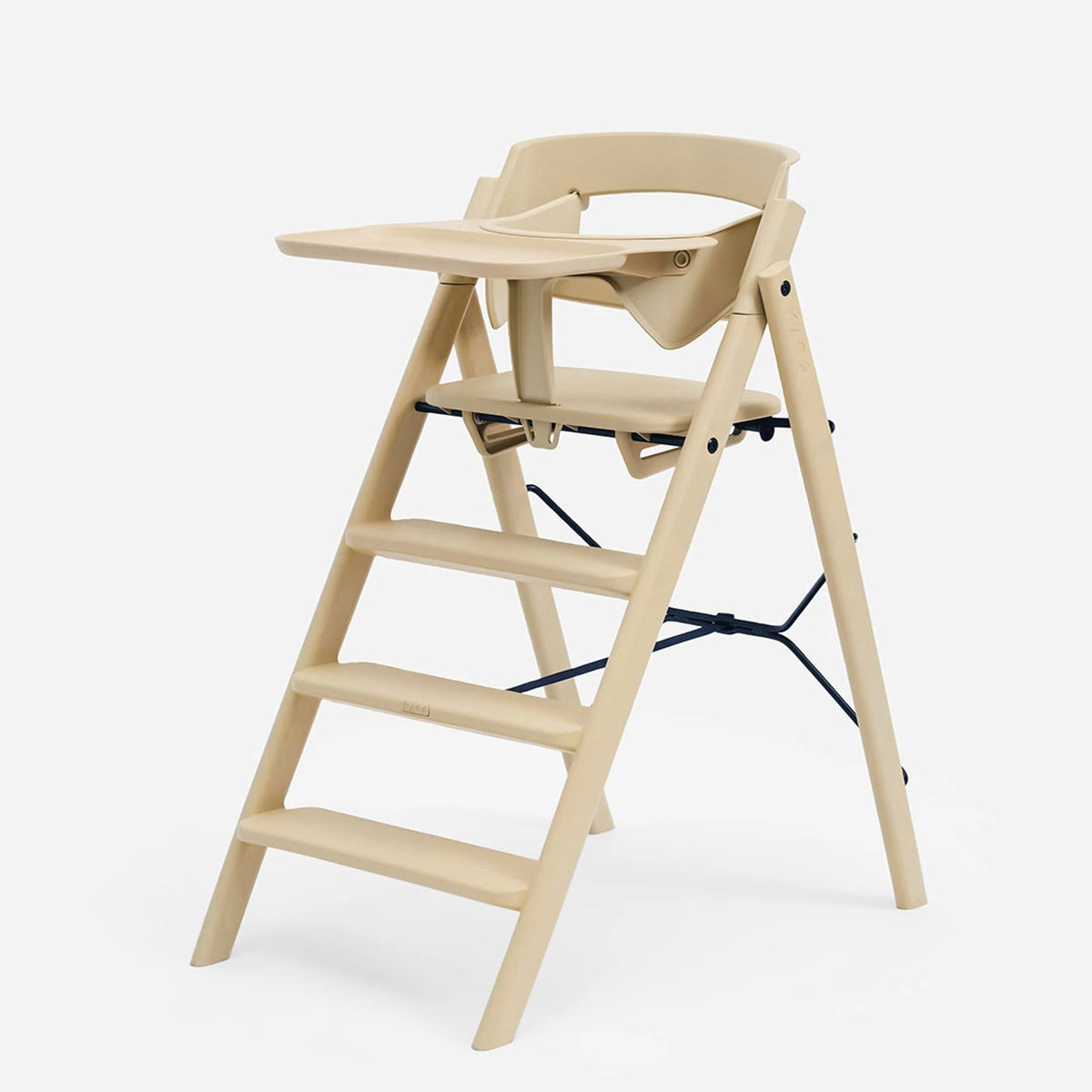 KLAPP Faltbarer Hochstuhl - recycelt desert sand - Baby Bundle II (Kissen &amp; Gurte) - little something