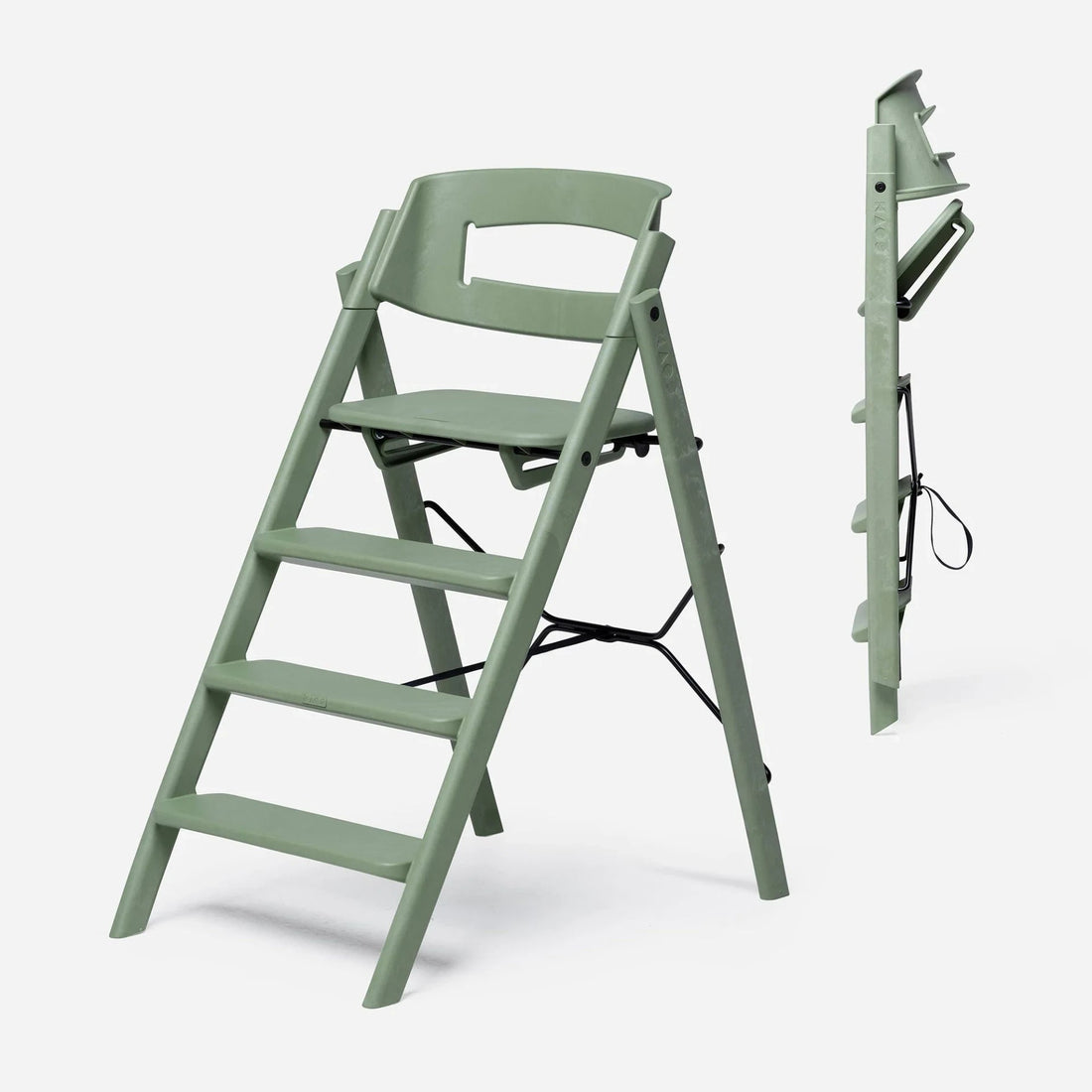 KLAPP Faltbarer Hochstuhl - recycelt mineral green - little something