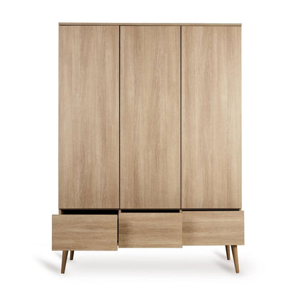 Kleiderschrank 3 - türig Flow - Honey Ash - little something