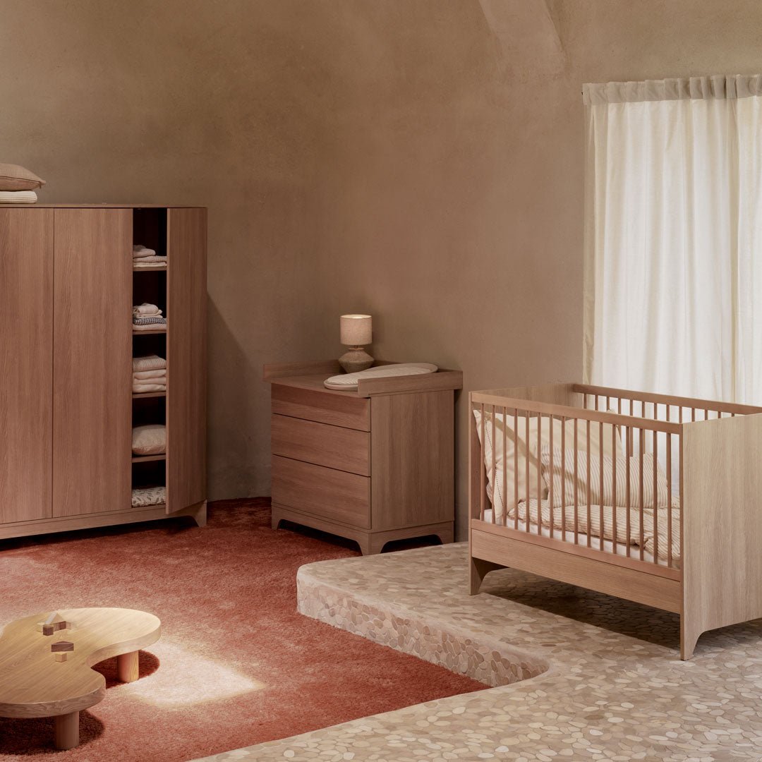 Kleiderschrank 3 - türig Tsugi - Honey Ash - little something