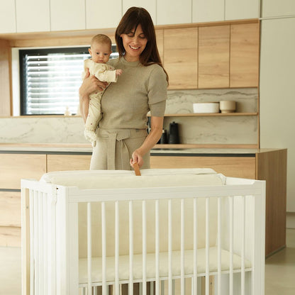 MoveMi® Babybett + Laufstall (inkl. Umbaumset in ein Beistellbett) - little something