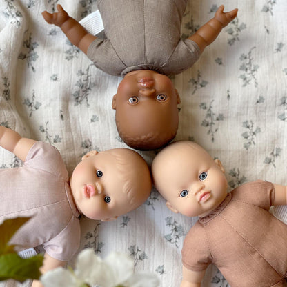 Puppe mit Stoffkörper "Babies" 28cm "Ondine" - little something