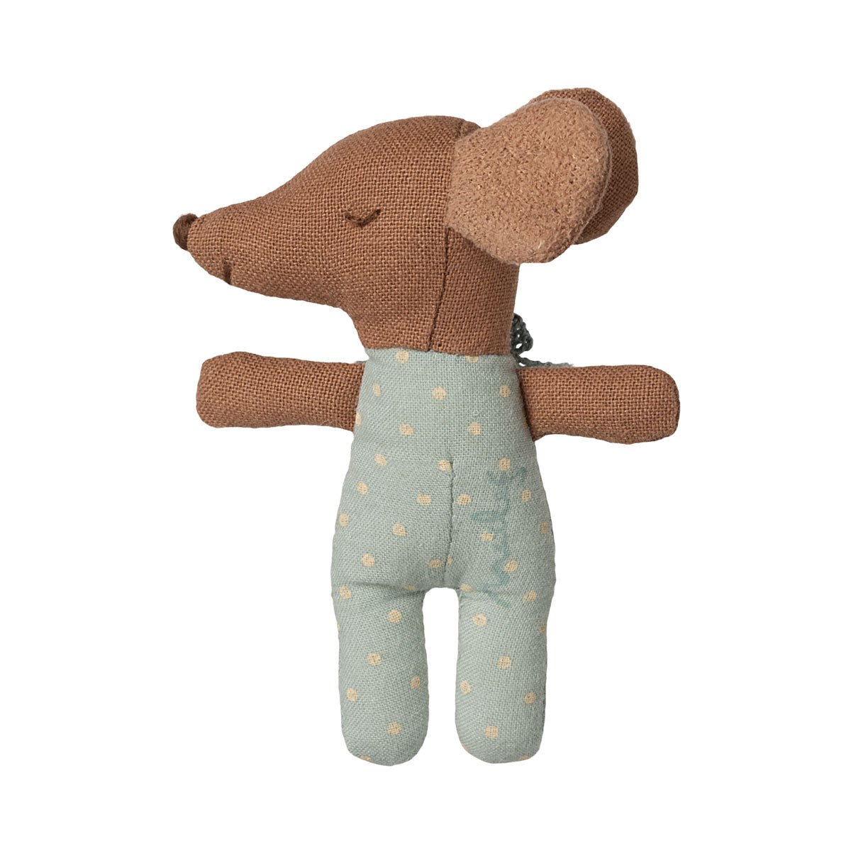 Schläfrige Babymaus in Matchbox - Blau - little something