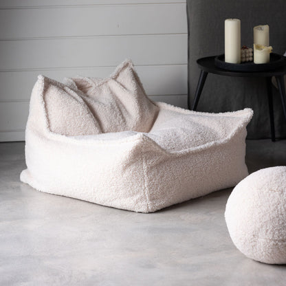 Sitzkissen Teddy "Beanbag Cream White" - little something