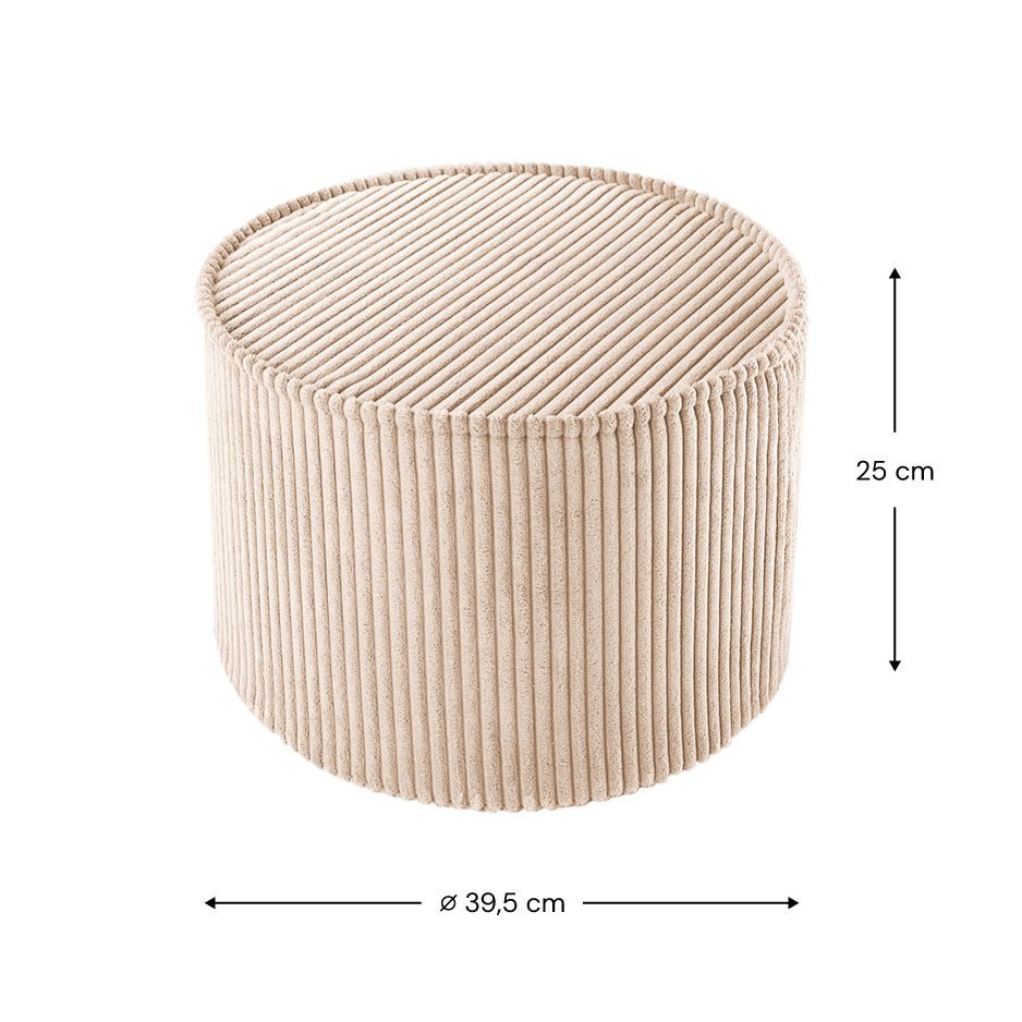 Sitzkissen Teddy "Pouffe Brown Sugar" - little something