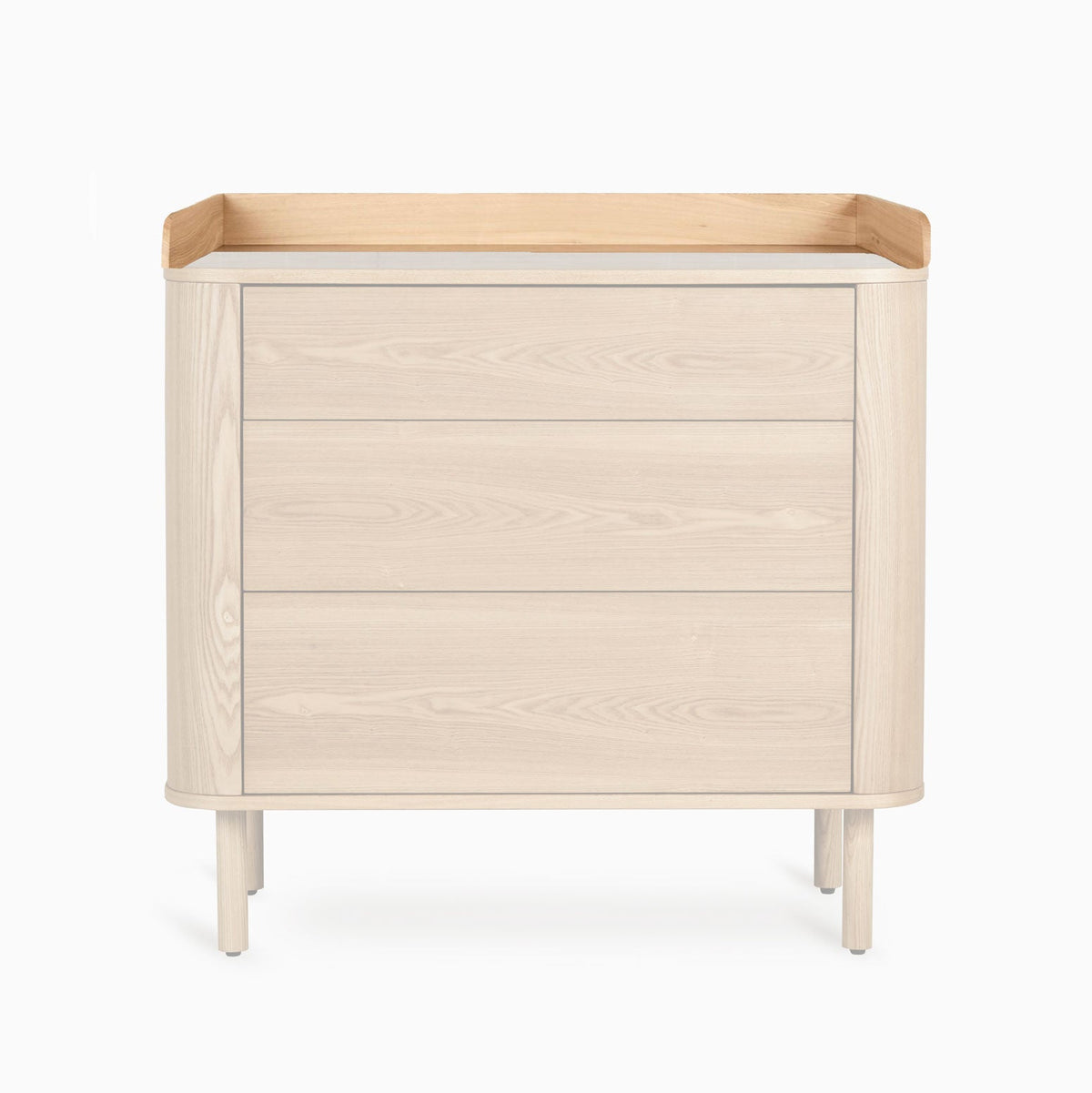 Wickelkommode XL Yume mit Schubladen - Natural Ash - little something