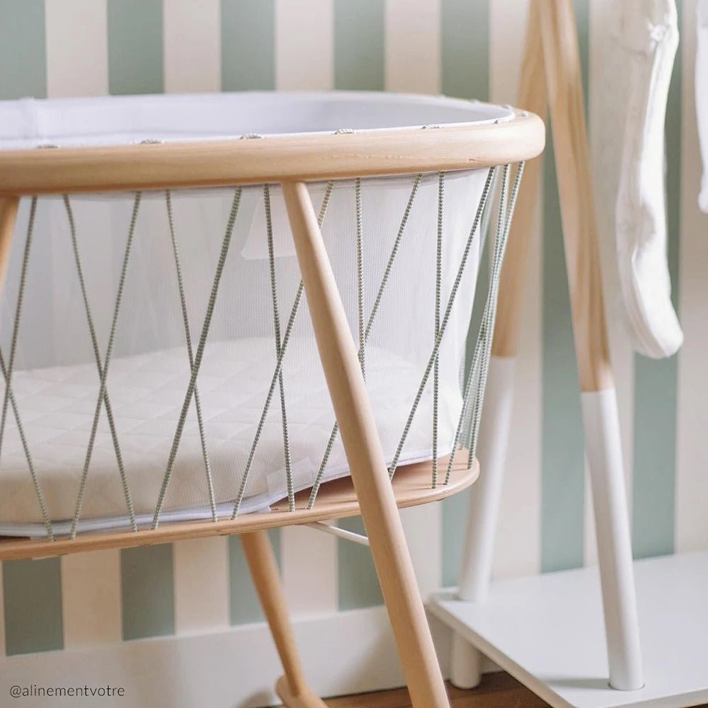 Wiege "KUMI" Lichen (mint) - little something