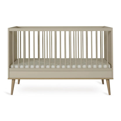 Babybett Flow - Clay 140x70cm (inkl. Umbaumöglichkeit in ein Kinderbett 140x70cm) - little something