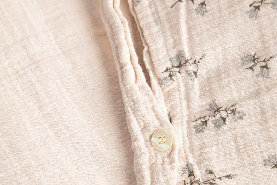 Bio Bettwäsche "Bluebell Muslin" Adult 200x140cm - little something