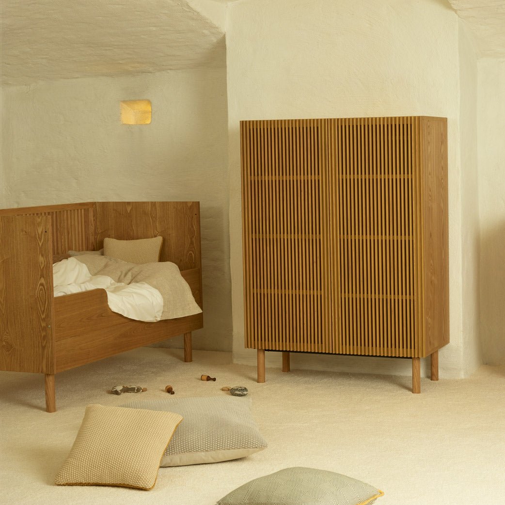 Kleiderschrank 2-türig Hai No Ki - Natural Ash - little something