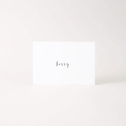 Mini Postkarte "Sorry" - little something