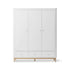Wood Kleiderschrank, 3-türig - little something
