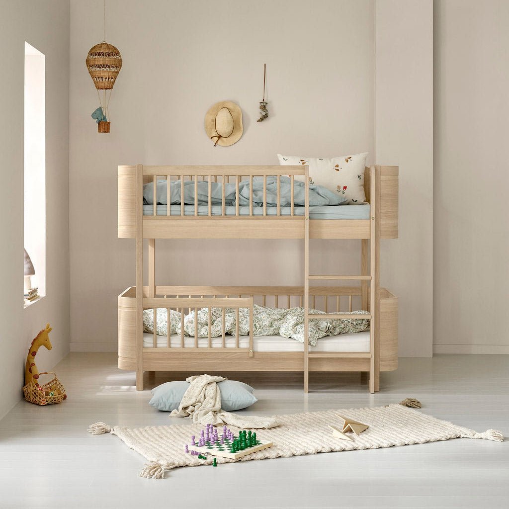 Wood Mini+ halbhohes Etagenbett 68x162 cm - little something